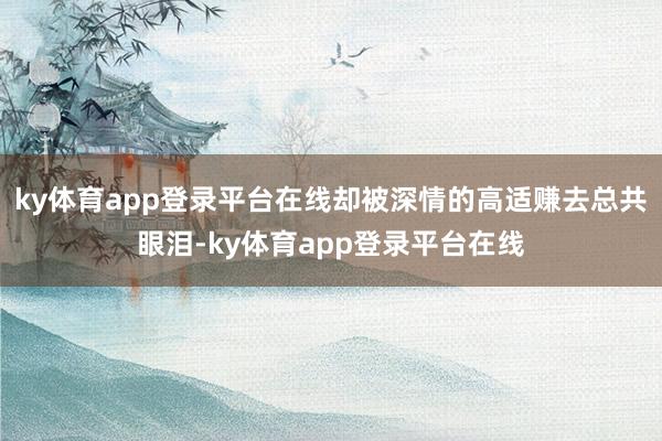 ky体育app登录平台在线却被深情的高适赚去总共眼泪-ky体育app登录平台在线